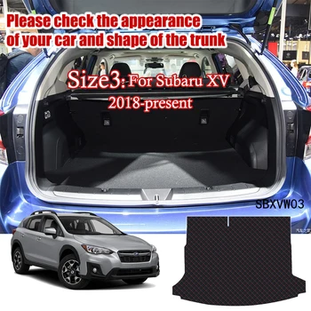 Odos Automobilio bagažo skyriaus Kilimėlis Impreza XV Crosstrek Linijinių Krovinių Už Subaru XV 2012-metu Kamieno Įkrovos Mat GP GT Galinio Įdėklai Padas