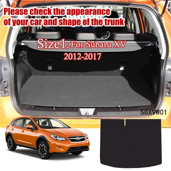 Odos Automobilio bagažo skyriaus Kilimėlis Impreza XV Crosstrek Linijinių Krovinių Už Subaru XV 2012-metu Kamieno Įkrovos Mat GP GT Galinio Įdėklai Padas