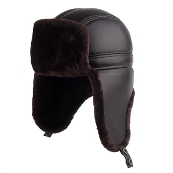 Odos skrybėlę vyrų rytus, Leifeng skrybėlę vidutinio amžiaus ir pagyvenusių žiemos sutirštės earmuffs šiltą kepurę medvilnės tėtis, senelis, vyras skrybėlę