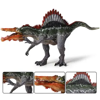 Oenux Juros periodo Dinozaurų Mėsėdžių S. marocannus Burna Dinozaurai Gyvūnų Modelio figūrėlių Kolekcija Žaislas Vaikui Dovana
