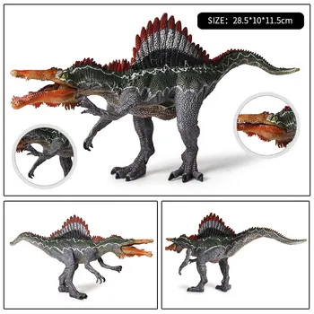 Oenux Juros periodo Dinozaurų Mėsėdžių S. marocannus Burna Dinozaurai Gyvūnų Modelio figūrėlių Kolekcija Žaislas Vaikui Dovana