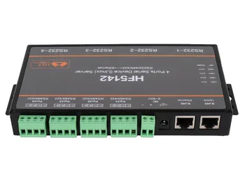 Oficialus Pramonės HF5142B 4 Uostų RJ45 RS232/485/422 Serijos Ethernet Nemokamai RTOS Serijos Serverio Konverteris Prietaisas