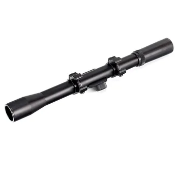 Ohhunt 4X20 Medžioklės Riflescope Bauda Dvipusis Tinklelis Šautuvas taikymo Sritis Taktinis Optiniai Taikikliai su Suderinta Žiedai Airsoft Striukės