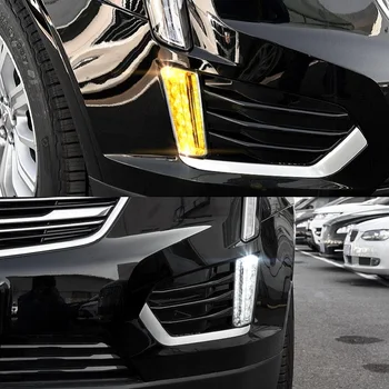OKEEN 2vnt Automobilio LED DRL už Cadillac XT5. 2016 m. 2017 m. 2018 m. 2019 m. 2020 m., Šviesos važiavimui Dieną, Vairavimo Posūkio Signalo Lemputė 12V Rūko Žibintas