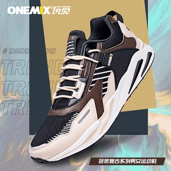 ONEMIX Atsitiktinis Žmogus Batai Moterims Platforma Butai 2019 Patogus, Lengvas Sneaker Vyrai Lauko Bėgimo, Ėjimo Sporto Batų