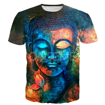 ONSEME Religijos Buda Dramblys 3D Marškinėliai Topai Dreamcatcher Erelis Spaudinių T Shirts Mielas YinYang Katė Tees Vyrų Harajuku Tee Marškinėliai