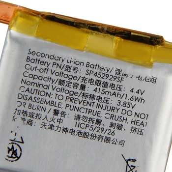 Originalaus Laikrodžio Baterijos SP452929SF Už Ticwatch pro 4G /Bluetooth Versija Originali Laikrodžio Baterijos 415mAh Su Nemokamas Įrankis
