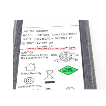 Originali 24W 12V 2A 6 Pin CP1205 AC Adapteris Mobile Kietasis Diskas Laptop Įkroviklis Maitinimo šaltinis