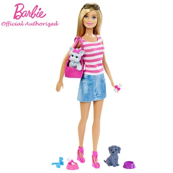 Originalias Barbie Lėlė Princesė Asortimentas Fashionista Mergina bonecas Didelis Dovanų Dėžutėje Šalis Nustatyti GDJ40 Projekto pakeitimas, Mergaičių Namų Žaislą Dovanų
