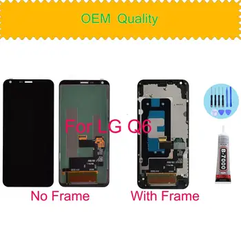 ORIGINALUS Ekranas LG K6 LCD Jutiklinis Ekranas skaitmeninis keitiklis su Rėmo LCD LG G6 Mini Ekrano Pakeitimas M700A M700DSK M700A #3