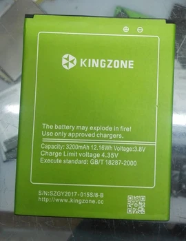 Originalus kingzone K1 telefonas, baterija, 3200mah 3.8 V Kingzone K1 5.5