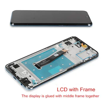 Originalus LCD Ekranas už Garbę 20 Lite HRY-LX1T LCD Jutiklinio Ekrano Pakeitimas su Rėmu Huawei Honor20 Lite Pasaulio Versija