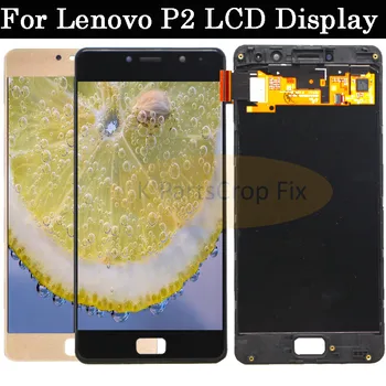 Originalus Lenovo Vibe P2 LCD Ekranas Jutiklinis Ekranas skaitmeninis keitiklis komplektuojami Su Rėmo 5.5