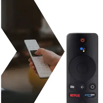 Originalus Pasaulio Xiaomi Mi TV Box S Nuotolinio Valdymo pultą Smart Android 9.0 Bluetooth Balso Nuotolinio valdymo pultelis 