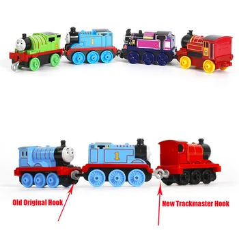 Originalus Thomas ir Draugų, Naujų Traukinių Modelis TrackMaster Lydinio Traukinio Metalo Variklio Žaislas Tinka Track Set Žaislai Vaikams