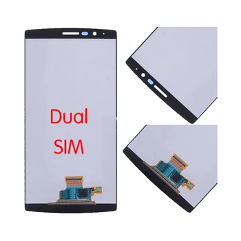 ORIGINALĄ LG G4 LCD Jutiklinis Ekranas skaitmeninis keitiklis Asamblėjos LG G4 Ekranas su Rėmo Pakeitimo US991 LS991 H815 H815P Dual H818