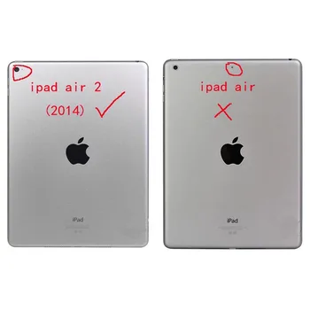 Padas air2 atveju Plono kartus Padengti iPad Air 2 smart cover 