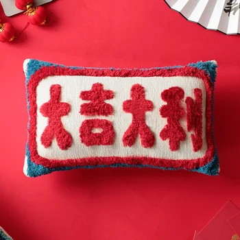 Pagalvėlės, pagalvės Kinų stiliaus siuvinėjimų dekoratyvinės pagalvės, pagalvėlės, sofos, kėdės, patalynė