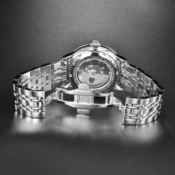PAGANI kurti Naujų Viršų Markės Prabangūs vyriški Laikrodžiai Klasikinis Mechaninis laikrodis Vyrams Automatinis laikrodis atsparus Vandeniui Laikrodis Laikrodis Mens