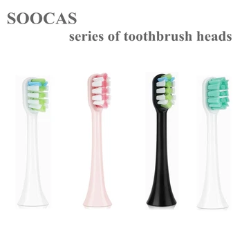 Pakeisti dantų šepetėlį Vadovai Xiaomi Soocas X3 už SOOCAS / Xiaomi Mijia SOOCARE X3 Elektriniai Dantų Šepetėliu Vadovai travle dėžutę