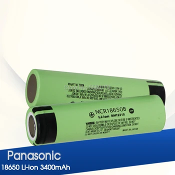 Panasonic Originalus 18650 Baterija NCR18650B 3.7 v 3400 mah 18650 Ličio Įkraunama Baterija, Žibintuvėlis baterijos
