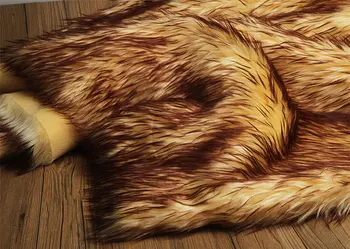Paplūdimys vilnos fox fur dirbtiniais pliušinis kailis audinio žiemos paltai pagalvės užvalkalą vest Kailio apykakle 5cm ilgio plaukų pliušinis kailis tissu telas