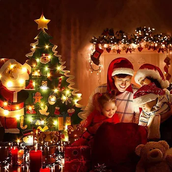 PASIDARYK pats Jaučiau, Kalėdų Eglutė Linksmų Kalėdų Dekoracijas namams 2020 Kalėdų Eglučių Papuošalai, Kalėdų Senelis, Kalėdų Dovanos Naujųjų Metų 2021