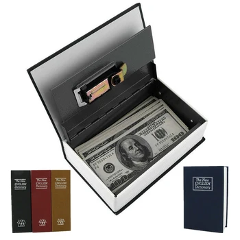 Paslaptis Atlicināt Pinigų seifas Paslėptas Karstas Knygos Dėžutė Su Užrakto Paslaptis Vault Slaptažodį Mažas Saugus kiaule taupykle Saugoti Pinigus