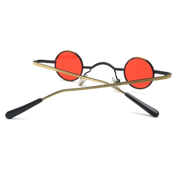 Peekaboo raudona maža akiniai nuo saulės turas retro metalo rėmelis juodas vyrų punk saulės akiniai moterų 2019 uv400 apdailos akiniai