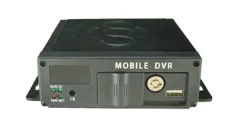 Pigūs DVR rinkinys, 4 kanalo automobilių DVR MDVR sistemos mokymo automobilio diktofonas rinkinys,4 kanalų DVR SD skaitmeninis vaizdo recoorder