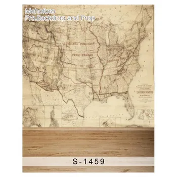 Plona vinilo Fotografijos fone Valdyba klijavimas žemėlapis naujagimių backdrops mielas princesė užsakymą sienos, grindų S-1459