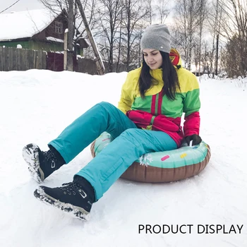 Plūduriavo Slidinėjimas Valdybos Spurgos PVC Žiemos Pripučiami Slidinėjimo Ratas Su Rankena Vaikų, Suaugusiųjų Lauko Vamzdis Sniego Slidinėjimo Reikmenys