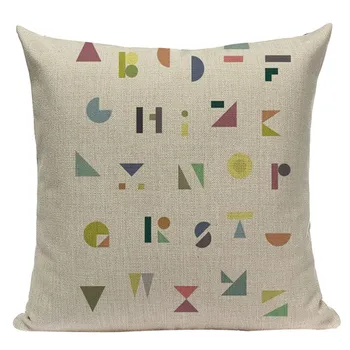 Pop geometrijos pagalvėlė dekoratyvinių pagalvėlių apvalkalus Beždžionė, Arklys Priskirtą pagalvėlės, pagalvėlės dangtis Dropshipping mesti pagalvės