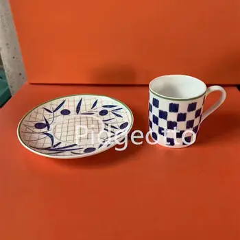 Prabangių Mados Taurės Patiekalas Kaulų Kinija Kavos Puodelio Europos Stiliaus Popietės Arbata Nustatyti Keramikinis Puodelis Lėkštė Nustatyti Greitai Po