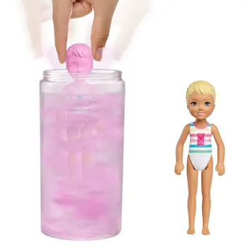 Pradinės Spalvos Atskleisti Barbie Lėlės Aklas Box 