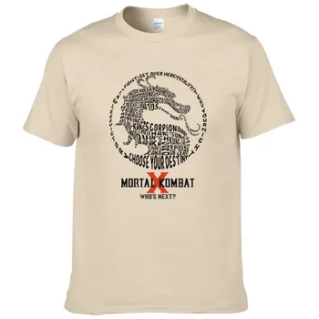 Prekės Žaidimas Mortal Kombat mens hip-hop SUB-ZERO MK Dragon t marškiniai vyrams, moterims camisa masculina mados vyrų marškinėliai #078