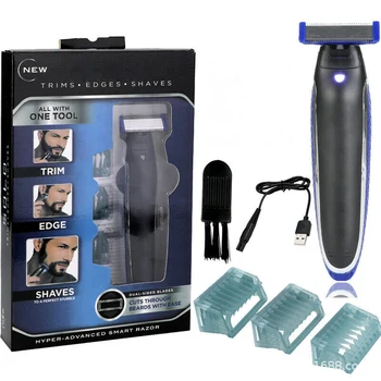Pro Solo įkraunamas elektrinis skustuvas barzdos skustuvas elektrinis skustuvas kūno žoliapjovės vyrų skutimosi mašina, plaukų žoliapjovės veido priežiūra, kūno