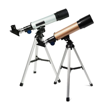 Profesinės Astronomijos Teleskopas, Įrengtas, Su Trikoju Refraktoriumi Teleskopas, Didelis Mastelis, Tinka Astronomijos Vietos