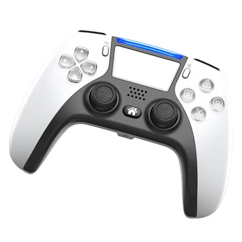 Programuojamas PS4 Gamepad Žaidimų Valdiklis Balta Šešių ašių Bluetooth Dvigubos Vibracijos Gamepad Žaidimas Priedų