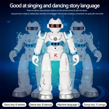 Protas Robot Dance Dainuoti programable Veiksmų Skaičius, Elektros, Nuotolinio Valdymo Švietimo Inteligente RC robotai Dovanos Vaikams, Žaislai