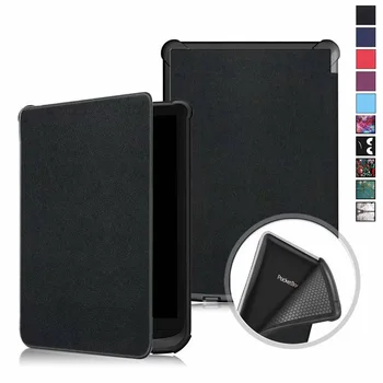 PU Odinis dėklas, skirtas Pocketbook 627 616 632, Ultra Slim Magnetinio Smart Cover 