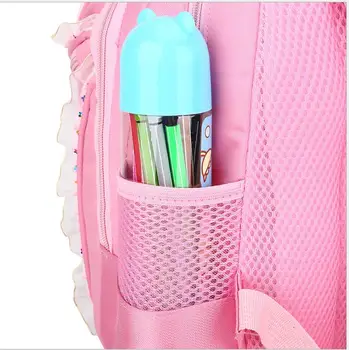 Puikus Vaikų mokyklos krepšiai Merginos Pink cat animacinių filmų schoolbags Pradinukų Kuprinės Vaikams princesė Mochilas vaikai maišeliu enfant