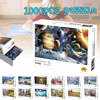 Puzzle 1000 Vienetų Dėlionės Popieriaus Kokybė, Surinkimas Galvosūkiai, Suaugusiems, Vaikams, Vaikai Puzzle Žaidimai Švietimo Žaislai Berniukams, Mergaitėms