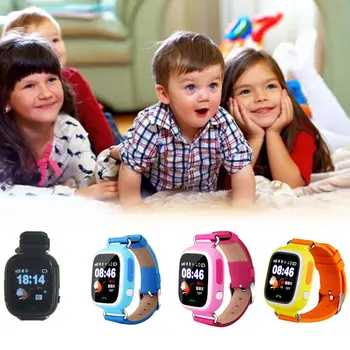 Q90 GPS Vaikas Smart Žiūrėti Kūdikių Anti-lost Žiūrėti Wifi Touch Screen SOS Skambučio Vieta Prietaiso Tracker Vaikams Saugiai Stebėti dovana