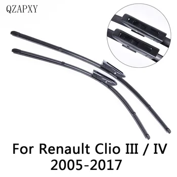 QZAPXY Valytuvų Renault Clio III / IV nuo 2005 2006 2007 2008 2009 2010 2017 Priekinio stiklo valytuvų Didmeninės Automobilių Reikmenys