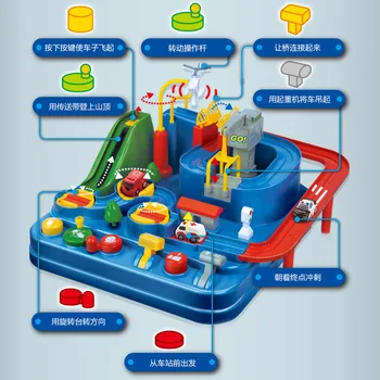 Rankinis Automobilių Nuotykių Kelio Žaislai Vaikams Švietimo Gelbėjimo Transporto priemonių Nuotykių Žaislai, automobilių Stovėjimo Aikštelė, modeliavimo Dovana Berniukas