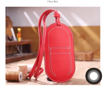 Rankų darbo mobiliojo telefono maišelį prabangus krepšys siuvami vaškas sriegis H apynasrio kaklo nešiojamas vertikalus mini krepšys 
