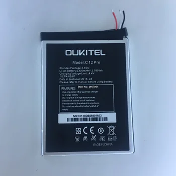 Realių 3300mAh Ilgas budėjimo laikas Baterija OUKITEL C12 pro Mobiliojo Telefono Pakeitimo Mobiliojo Telefono Baterija+Sekimo numerį
