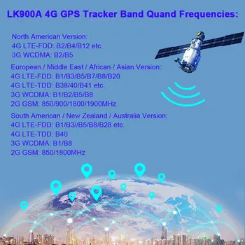 Realus 4G LTE, GPS Tracker LK900A Balso Stebėti Pasaulinio Naudoti 6000mAh Gpgb Vandeniui Magnetas GPS Turto Locator Sumažėjo Signalizacijos Nemokama programa