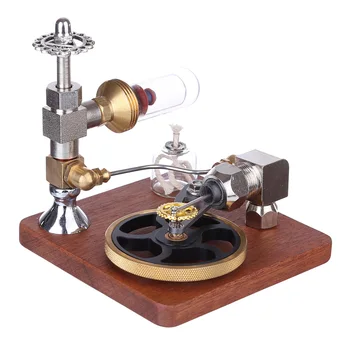 Reguliuojamas Greitis Stirlingo Variklio Modelis Mokslų Eksperimentas Variklio Žaislas su Horizontaliai Smagratis Fizikos Garo Galia Žaislų Dizainas